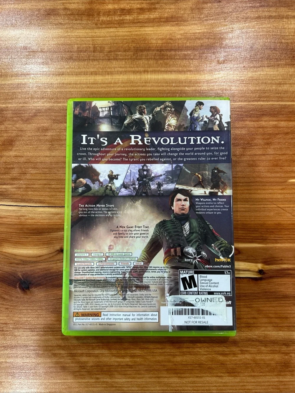 Fable III Fable 3 (Xbox 360, 2010) Complete  CIB